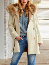 Load image into Gallery viewer, Buttoned Fur Collar Women's Coats
