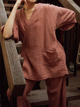 Load image into Gallery viewer, Comfortable and Soft Casual Cotton and Linen Suit
