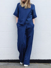 Load image into Gallery viewer, Fashion Irregular Design Cotton and Linen Suit
