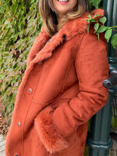 Load image into Gallery viewer, Autumn and Winter Thickened Bright Orange Ladies Jacket
