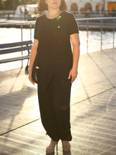Load image into Gallery viewer, Women's Casual Solid Color Irregular Hem Cotton And Linen Suit
