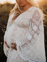 Load image into Gallery viewer, Sexy Long Photography Gown Lace Dress For Pregnant Women
