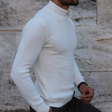 Load image into Gallery viewer, High Neck High Stretch Slim Fit Men's Sweaters

