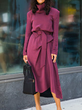 Load image into Gallery viewer, High Neck Elegant Skirt Suit
