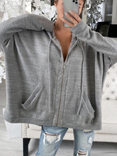 Load image into Gallery viewer, Hooded Knitted Drawstring Top
