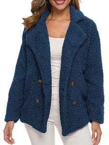 Autumn and Winter Thick Plush Ladies Jacket