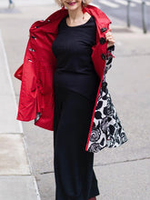 Load image into Gallery viewer, Casual Stand Collar Printing Women's Coat
