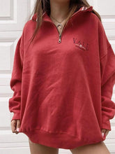 Load image into Gallery viewer, Fall/winter Stand-up Collar Half Pullover Sweater
