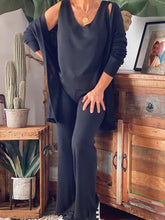 Load image into Gallery viewer, Fashion Loose Knitted Three-piece Suit

