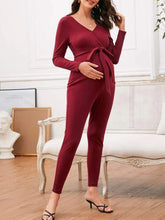 Load image into Gallery viewer, Home Pure Color Leisure Maternity Jumpsuits
