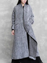 Load image into Gallery viewer, Irregular Stripe Loose Women's Coats
