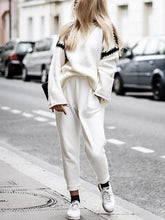 Load image into Gallery viewer, Colorblock Sports Long Sleeve Women's Suits
