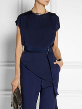 Load image into Gallery viewer, Fashion Irregular Hem Design Solid Color Suit
