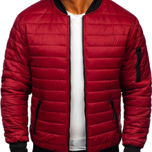 Load image into Gallery viewer, Casual Warm Round Neck Lightweight Men's Jacket
