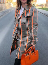 Load image into Gallery viewer, Fashion Casual Plaid Ladies Coat
