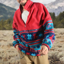 Load image into Gallery viewer, Color Matching Casual Loose Ethnic Style Men's Tops
