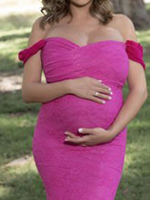 Load image into Gallery viewer, Fashion And Sexy Off-shoulder Mermaid Photo Dress for Pregnant Women
