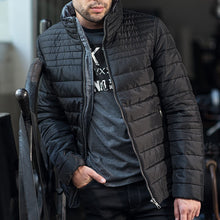 Load image into Gallery viewer, High Neck Warm Zipper Cotton Jacket
