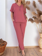 Load image into Gallery viewer, Women's Casual Solid Color Trouser Suit
