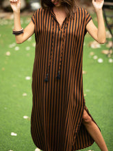 Load image into Gallery viewer, Casual Fashion V-neck Shirt Dress
