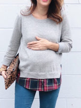 Load image into Gallery viewer, Casual And Fashion Pure Color Pullover Sweatshirts For Pregnant Women
