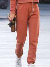 Load image into Gallery viewer, Casual Round Neck Top and Elastic Pants Suit
