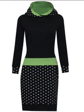 Load image into Gallery viewer, Comfortable Hooded Sweatshirt Ladies Dress
