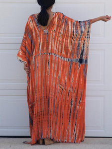 Bohemian Print Long Dress
