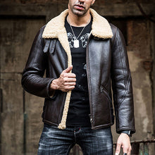Load image into Gallery viewer, Men's Pilot Short Motorcycle Coat
