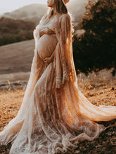 Load image into Gallery viewer, Sexy Long Tulle Photography Dress for Pregnant Women
