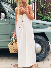 Load image into Gallery viewer, Ladies Simple Suspender Dress
