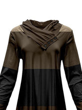 Load image into Gallery viewer, Color Block Long Sleeve Ladies Top
