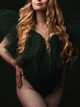 Load image into Gallery viewer, Maternity Wear Sexy Tulle Photography Tube Top One-Piece Dress
