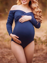 Load image into Gallery viewer, Maternity Wear Sexy Off-The-Shoulder Photography Suit
