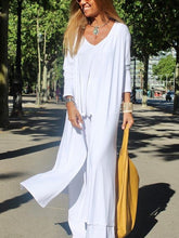 Load image into Gallery viewer, Fashion Casual Loose Solid Color Three-piece Suit
