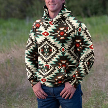 Load image into Gallery viewer, Color Matching Ethnic Style Long Sleeves Men's Tops

