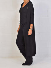 Load image into Gallery viewer, Fashion Solid Color Casual Long Coat Three-piece Suit
