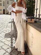 Load image into Gallery viewer, Fashion Simple Chiffon Cotton Linen Suit
