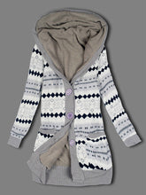 Load image into Gallery viewer, Hooded Autumn and Winter Plus Velvet Jacket
