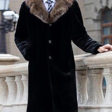 Load image into Gallery viewer, Men's Midi Coat Warm Slim Wool Coat Trench Coat
