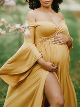 Load image into Gallery viewer, Flared Sleeve Loose Maternity Dresses
