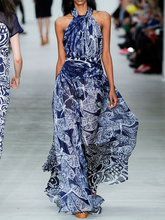 Load image into Gallery viewer, Fashion Sexy Print Temperament Dress
