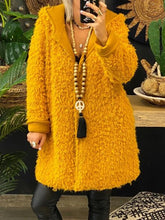 Load image into Gallery viewer, Furry Hooded To Keep Warm Women's Coat
