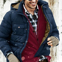 Load image into Gallery viewer, Fall/Winter Casual And Comfy Solid Color Hooded Jacket For Men
