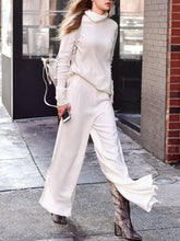 Load image into Gallery viewer, High Neck Casual Knitted Fashion Suit
