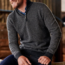 Load image into Gallery viewer, Casual Long Sleeve Thick Men’s Zipper Sweater
