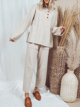 Load image into Gallery viewer, Vintage Long Sleeve Buttons Women's Suit
