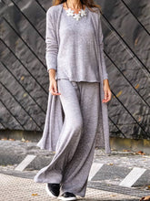 Load image into Gallery viewer, Fashion Loose Solid Color Ladies Three-piece Suit

