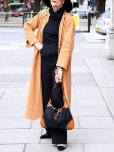 Autumn And Winter Thin And Simple Women's Coat