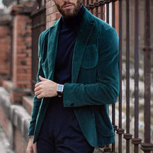 Load image into Gallery viewer, Corduroy Slim Fit Suit Men's Coat
